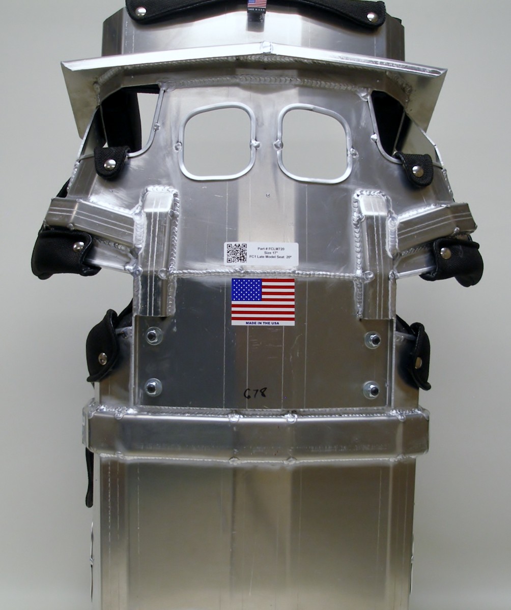 Ultra-Shield FC1 Late Model Seat with Black Cover - 20-Degree Layback