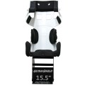 This seat is powder coated white. view 7